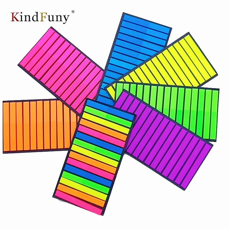 KindFuny 300 Sheets Transparent Sticky Notes Self-Adhesive BookMarkers Annotation Reading Book Clear Tab Kawaii Cute