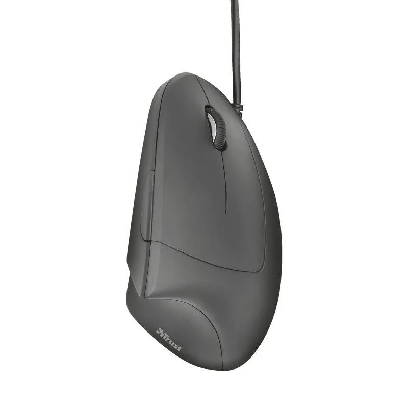 Trust Verto Vertical Raton Ergonomico USB 1600dpi - 5 buttons-use right handed-Cable 1.50m - Color black 22885 tintasycartuchos.com