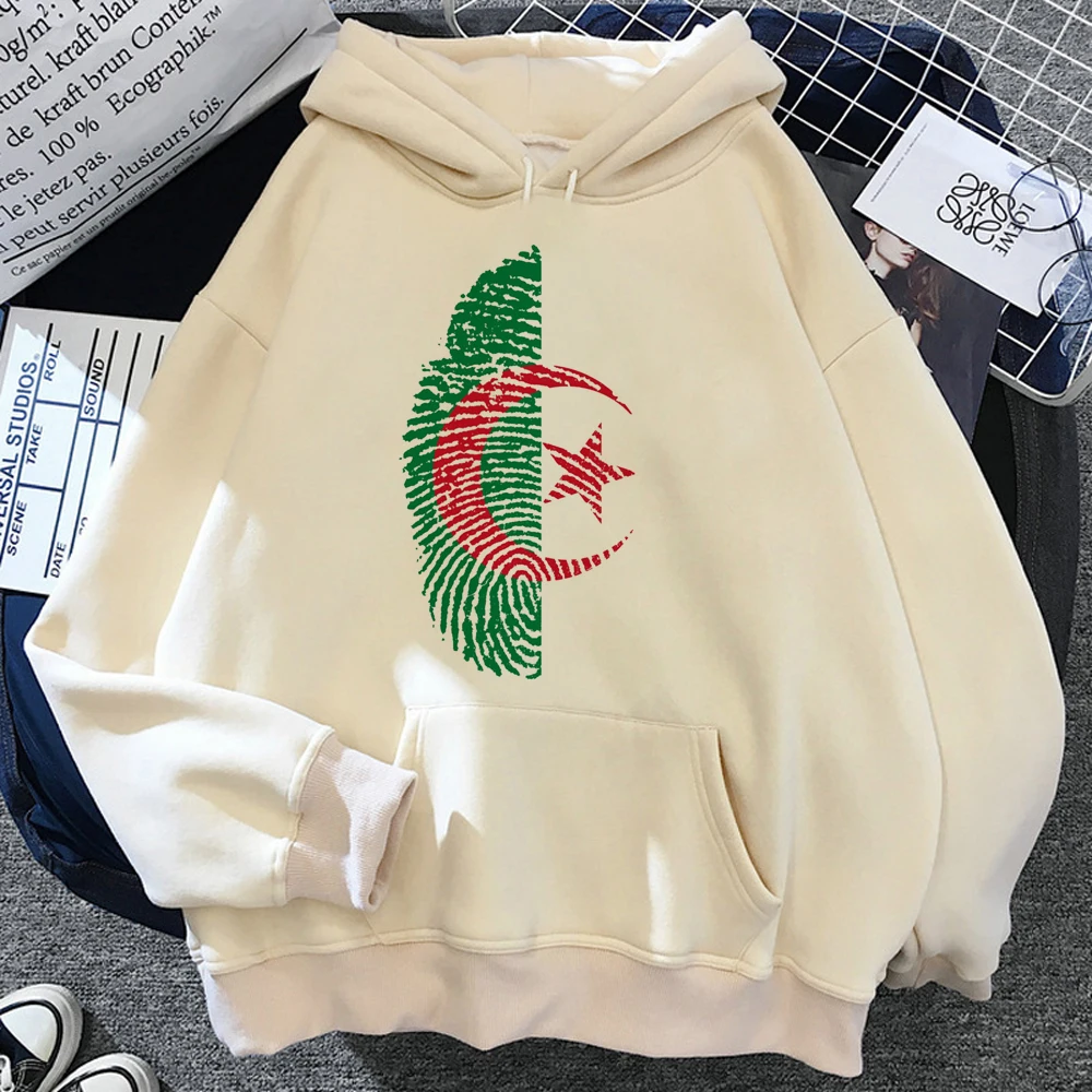 Algeria hoodies women anime y2k aesthetic anime tracksuit women 90s clothing