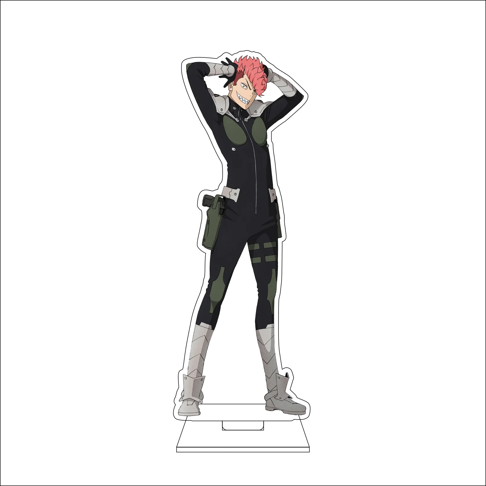 16CM Anime Kaiju No.8 Cosplay Acrylic Figure Stand Plate Ornaments Gifts view 3