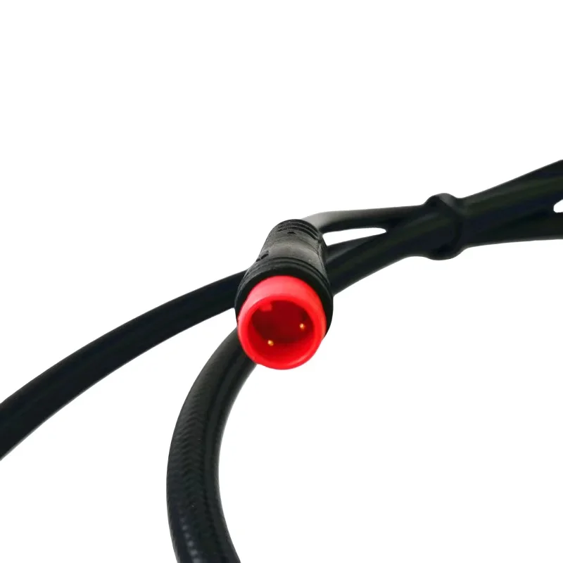 XOD E500 E-Bike Hydraulische Bremse mit Stromabschaltung, 2-poliger wasserdichter Stecker, Schlauch vorne 1000 mm / hinten 1850 mm, Fahrrad-Scheibenbremse – Detail 5