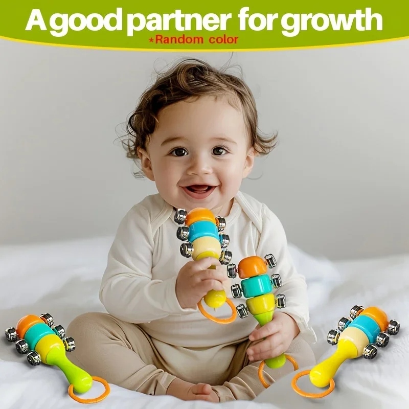 親子手回しベルおもちゃセット - 聴覚と感覚の認識を高めるインタラクティブゲーム、細かい運動能力を育む