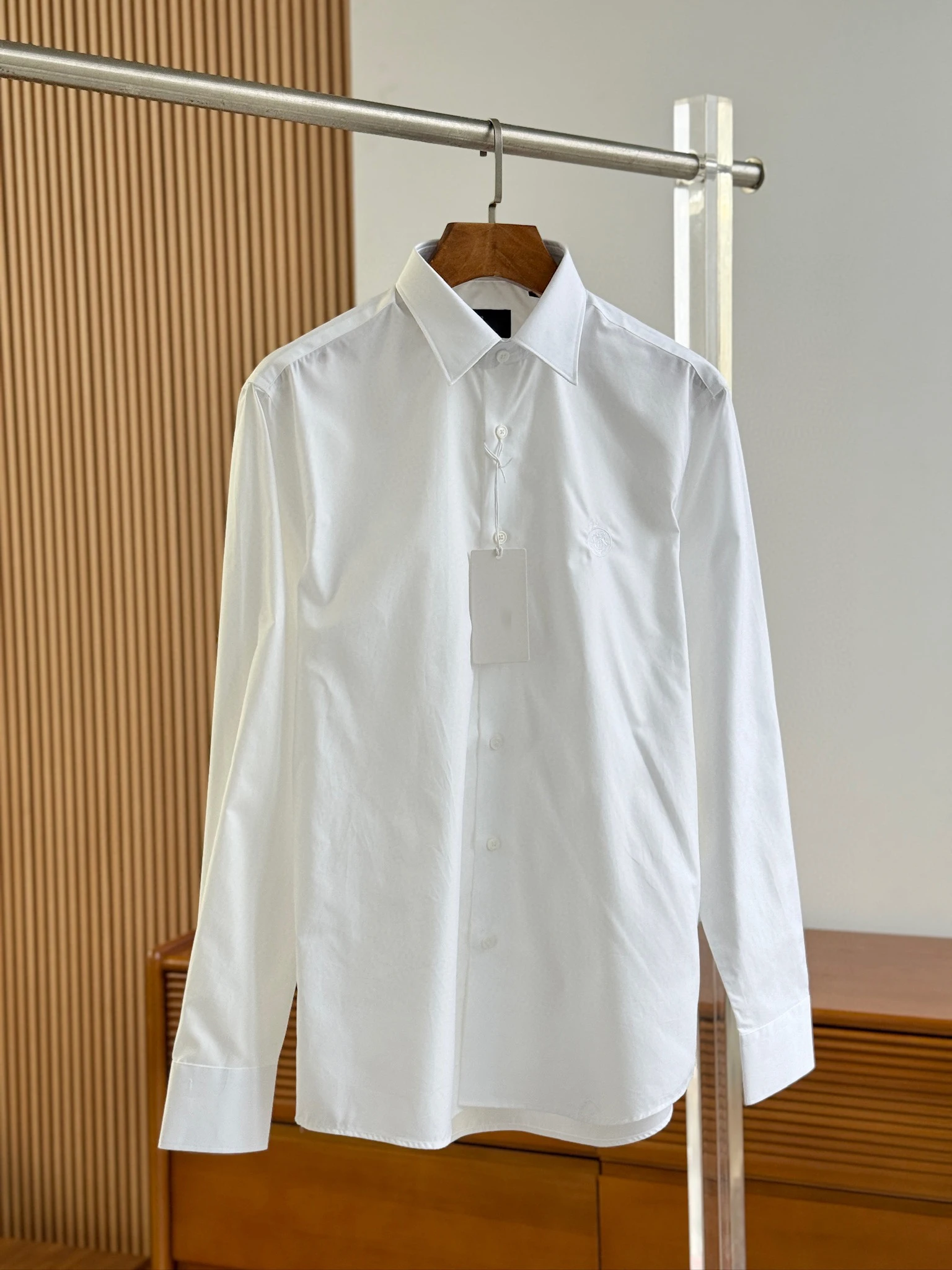 BLIYOSS Long sleeved Men Casual High-quality Striped Short sleeved College style Old Money Simplicity Advanced Fabric Size S-XXL