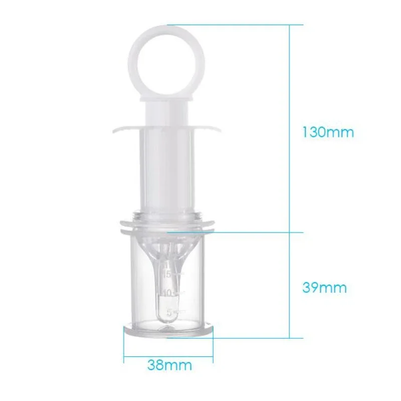 Needle Type Medicine Dispenser Feeder for Baby Kids Squeeze Syringe Medicine Dropper Dispenser Pacifier Feeding Utensils Bottle