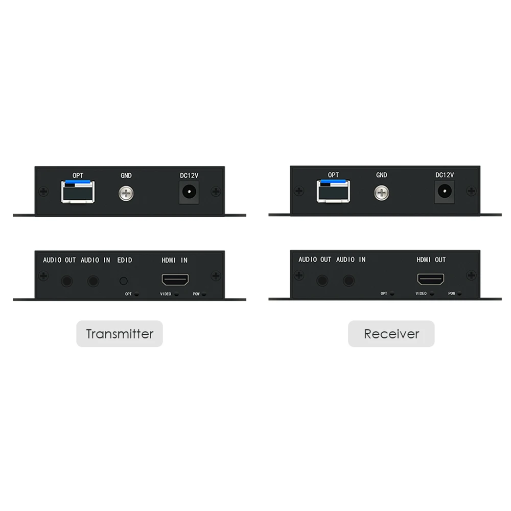 Uncompressed 20KM HDMI Extender over Fiber Extender LC 1920X1200@60Hz HDMI Fiber Optic Transmitter Receiver