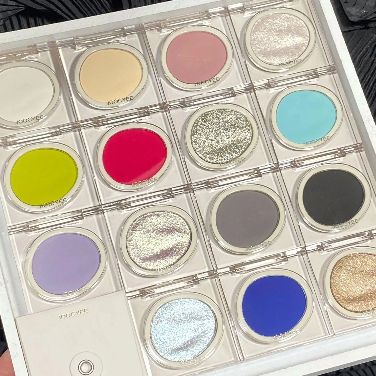 Joocyee Fermented Single Color Matte Pearl Glitter Earth Tone Super Shiny Ins Eyeshadow Palette