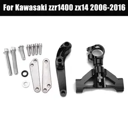 Motorbike Steering Damper Kit Mount Holder shock absorber direction damping bracket For Kawasaki zzr1400 zzr 1400 zx14 2006-2016