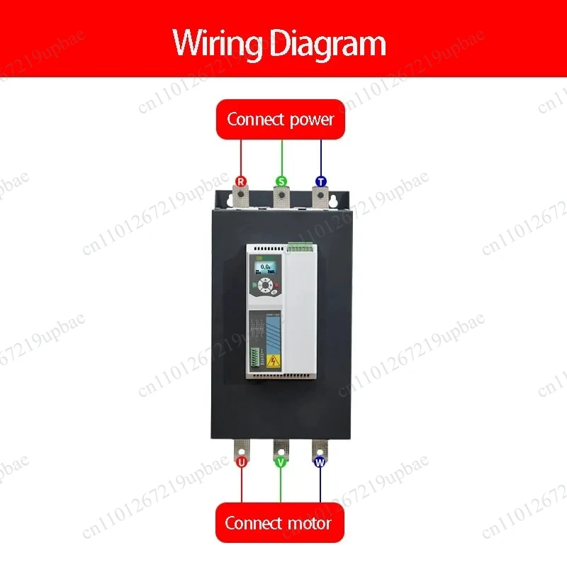 380V 50Hz Three‑Phase Built‑in Soft Starter 5.5KW 7.5KW 11KW 15KW for Fan Pump Conveyor Motor Pressure Reduction Control Module