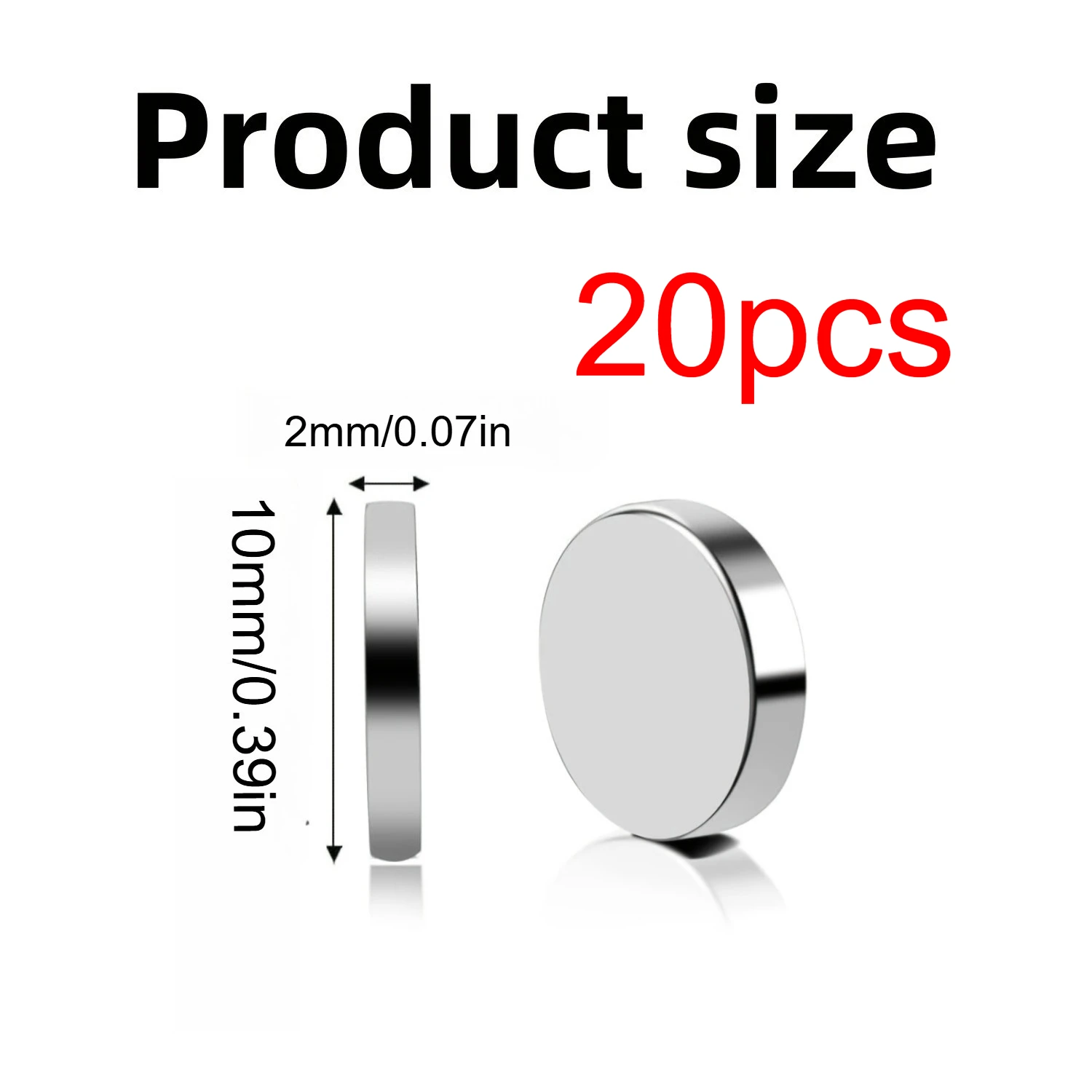 Mini Circular Refrigerator Disc Magnets for Whiteboard Crafts Nail Art