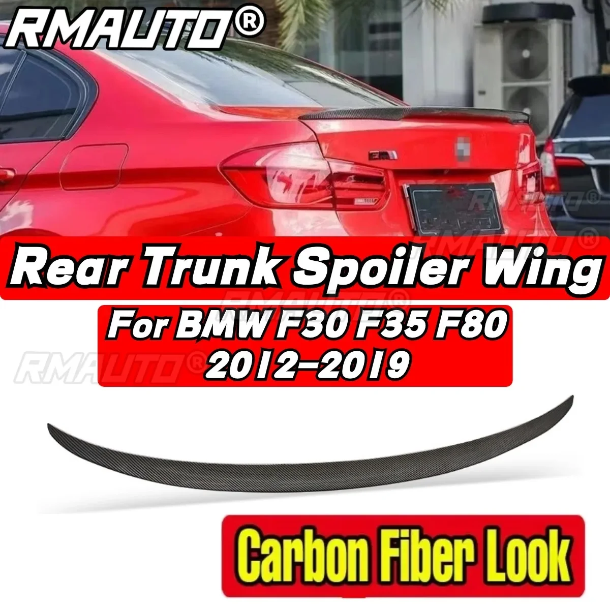 Car Rear Trunk Spoiler Car Rear Wing Body Kit For BMW 3 Series F30 F35 320i 325i 330i 2012-2019 Car Accessories