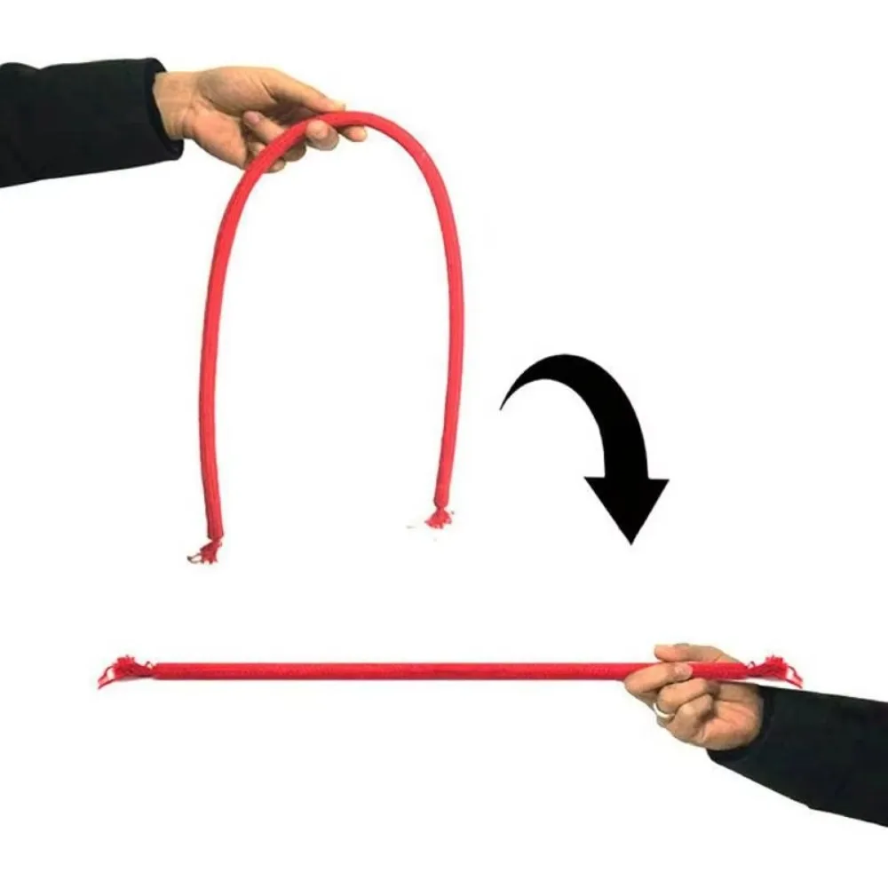 Mentalism Soft Rope to Stiff Magic Rope Trick Easy to Learn Street Trick Magic Indian Rope Magic Gimmicks Party Entertainment