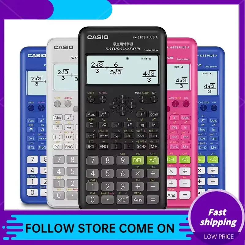 New Scientific Function Calculator Fx-82es Plus A Student Exam Multifunctional Function Calculator Accounting Cpa Special