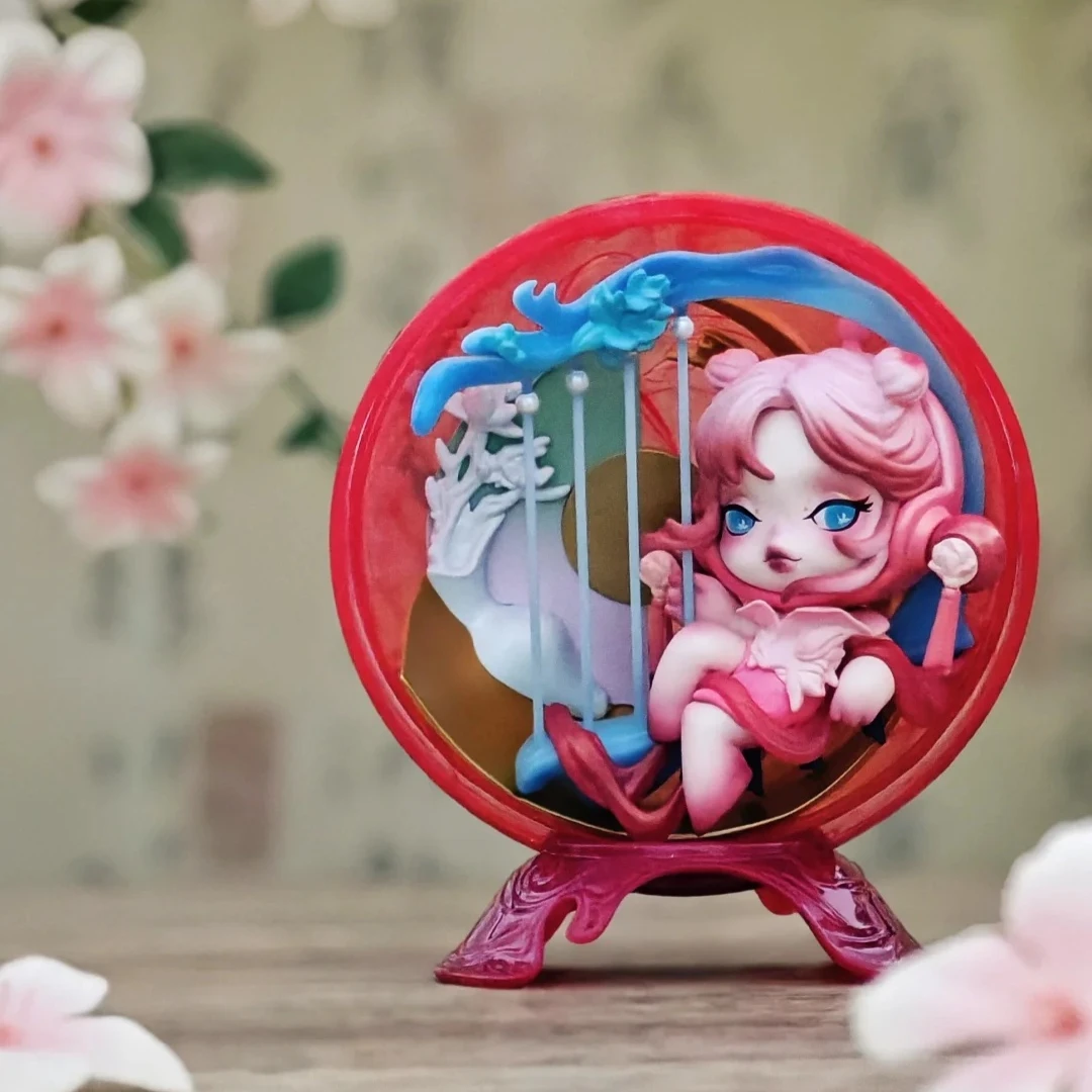 

POP MART SKULLPANDA The Mirage Series Blind Box Geuss Ornaments Decor Desktop Model Mystery box Landscape Figure Christmas gift