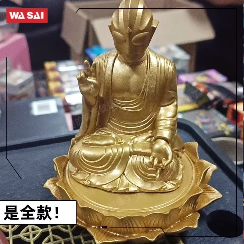 7cm 11cm Anime figure Bodhisattva Altman Collectible Figures Avalokitesvara Tiga Golden Body Buddha Model Toys Gifts