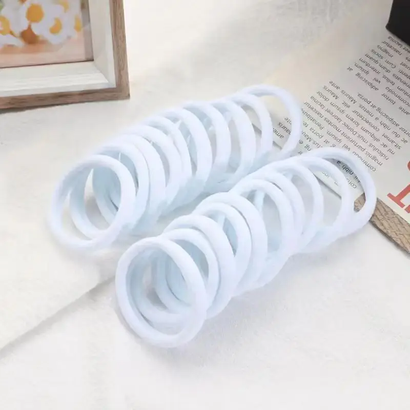 20/50/100pcs Kids Elastic Hair Bands Girls 5CM Sweets Scrunchie Rubber Band Hair Ties Clips Headband Hair Accessories