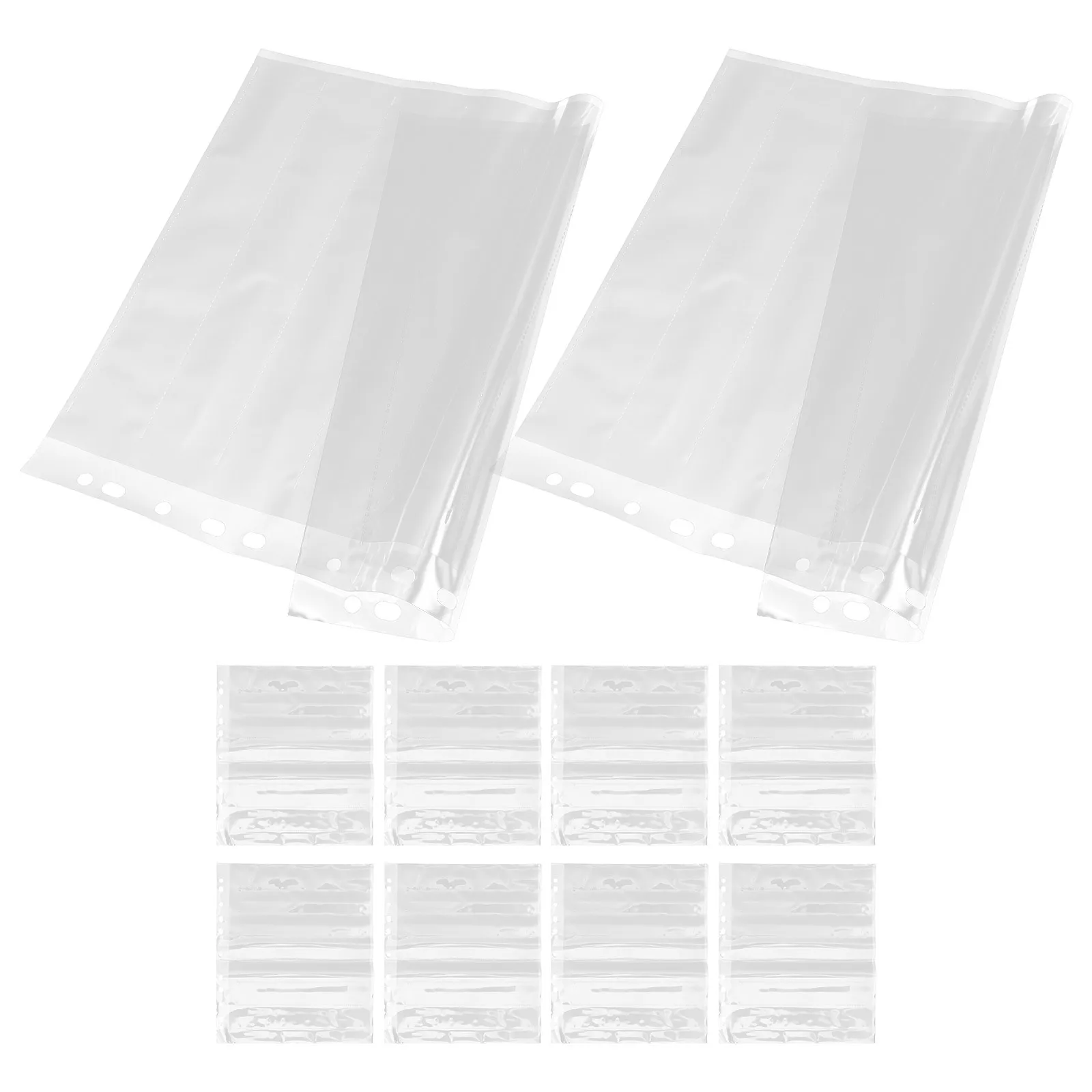 

10Pcs Negative Sleeves Waterproof Film Storage Pages Dustproof Protective Sheets for Archival Photo Binders Heavy Duty