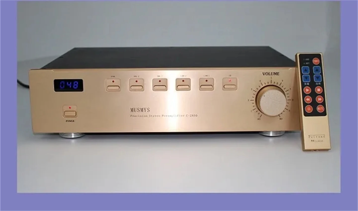 Reproducing The Accuphase C-2850 Preamplifier Circuit MUSMYS High-end Preamplifier Fully Balanced Amplifier With Remote Control