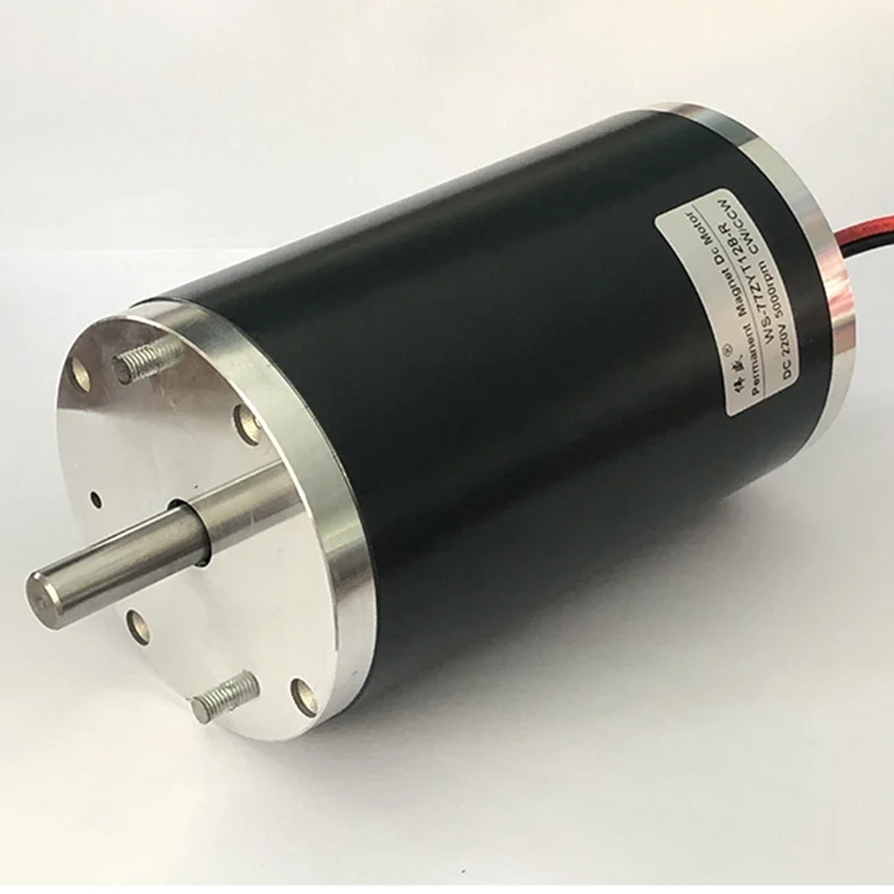 تيار مستمر 220 فولت 200 واط موتور تيار مباشر المغناطيس الدائم 77 مللي متر القطر عالية السرعة عزم الطاقة قابل للتعديل سرعة CW/CCW لتقوم بها بنفسك آلة حلوى القطن #5