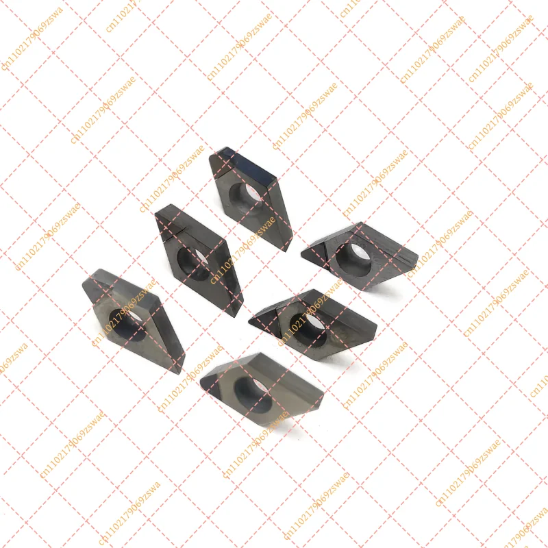 DCGW070202/04/08 PCD CBN CNC Lathe Turning Inserts for High Hardness Precision Finishing