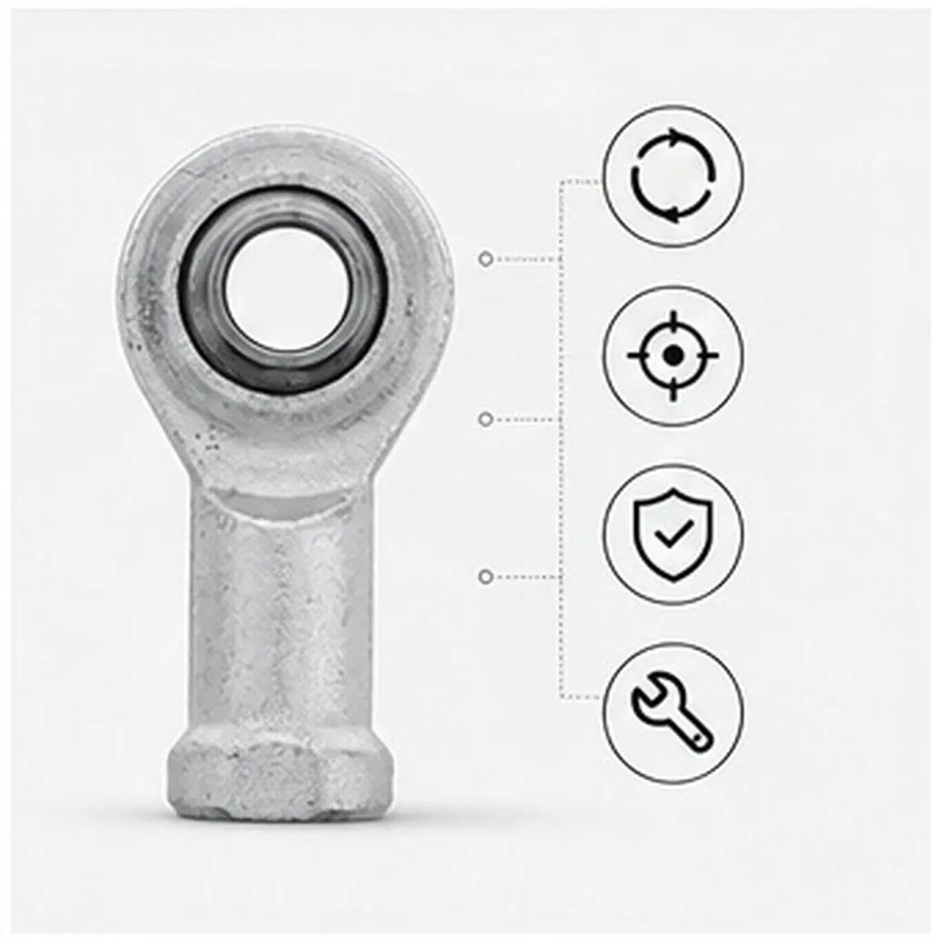 Universal Fish Eye Radial Bearing Internal Thread 360 Degree Rotation Heavy Duty Fit for Treadmills Exercise Bikes Fitness