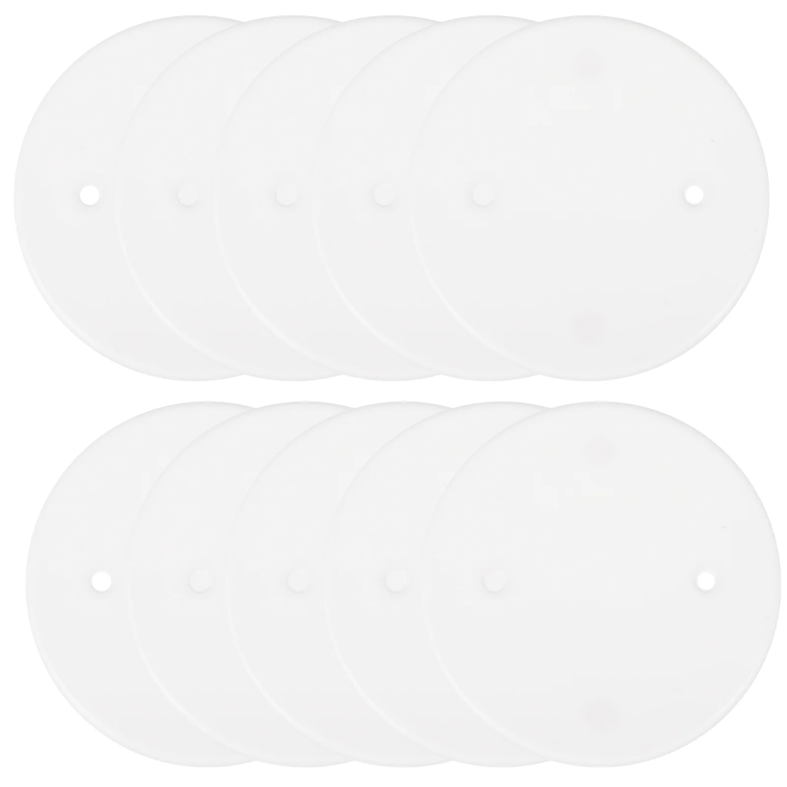 

30pcs Round Electrical Box Blank Outlet Fan PP Outlet Wall Protector Cover Home Socket Cover Home Replacement