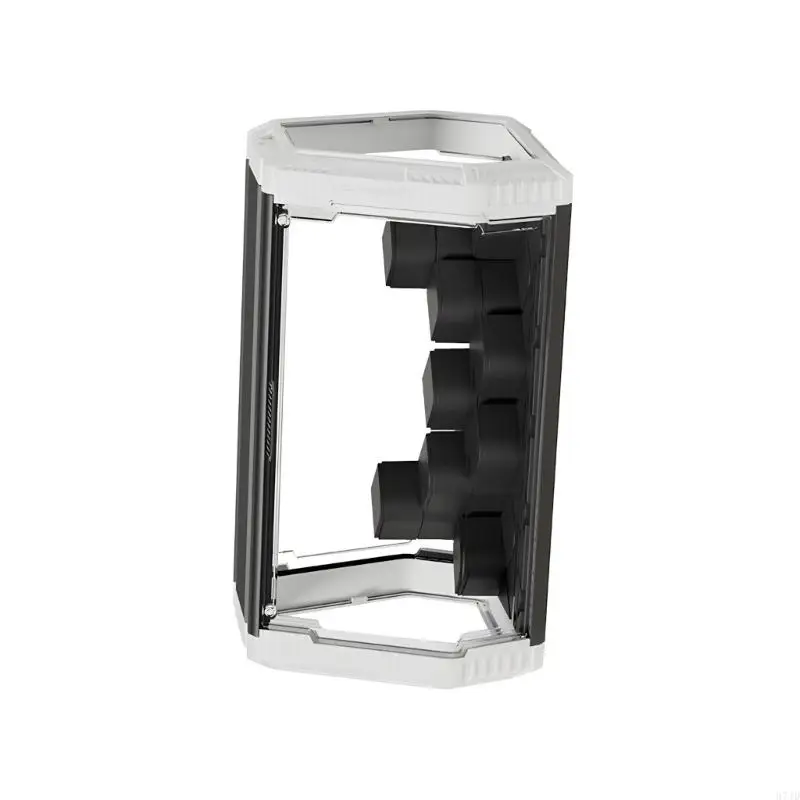 

Витринный шкаф со светодиодной подсветкой для коллекционных фигурок с портативным дизайном и пылезащитной крышкой 37JD