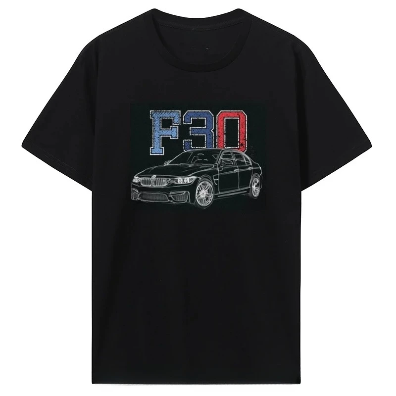 

Fashion T-shirt F30 M3 Car Tshirt Graphic Design T Shirt Oversized Unisex O-Neck Tees Fitness Cotton Tops