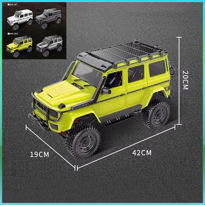 1/12 Four-Wheel Drive Climbing Model Car Mn86s Classic G500 Full Scale Rc Remote Control Model Off-Road Vehicle Toy