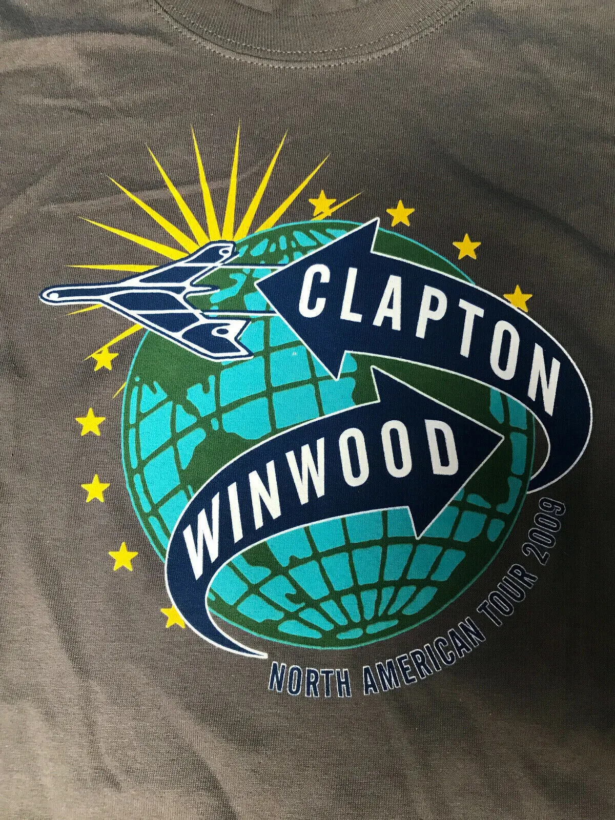 2009 ERIC CLAPTON, STEVE WINWOOD Shirt Classic Black tshirt Unisex S-5XL H897