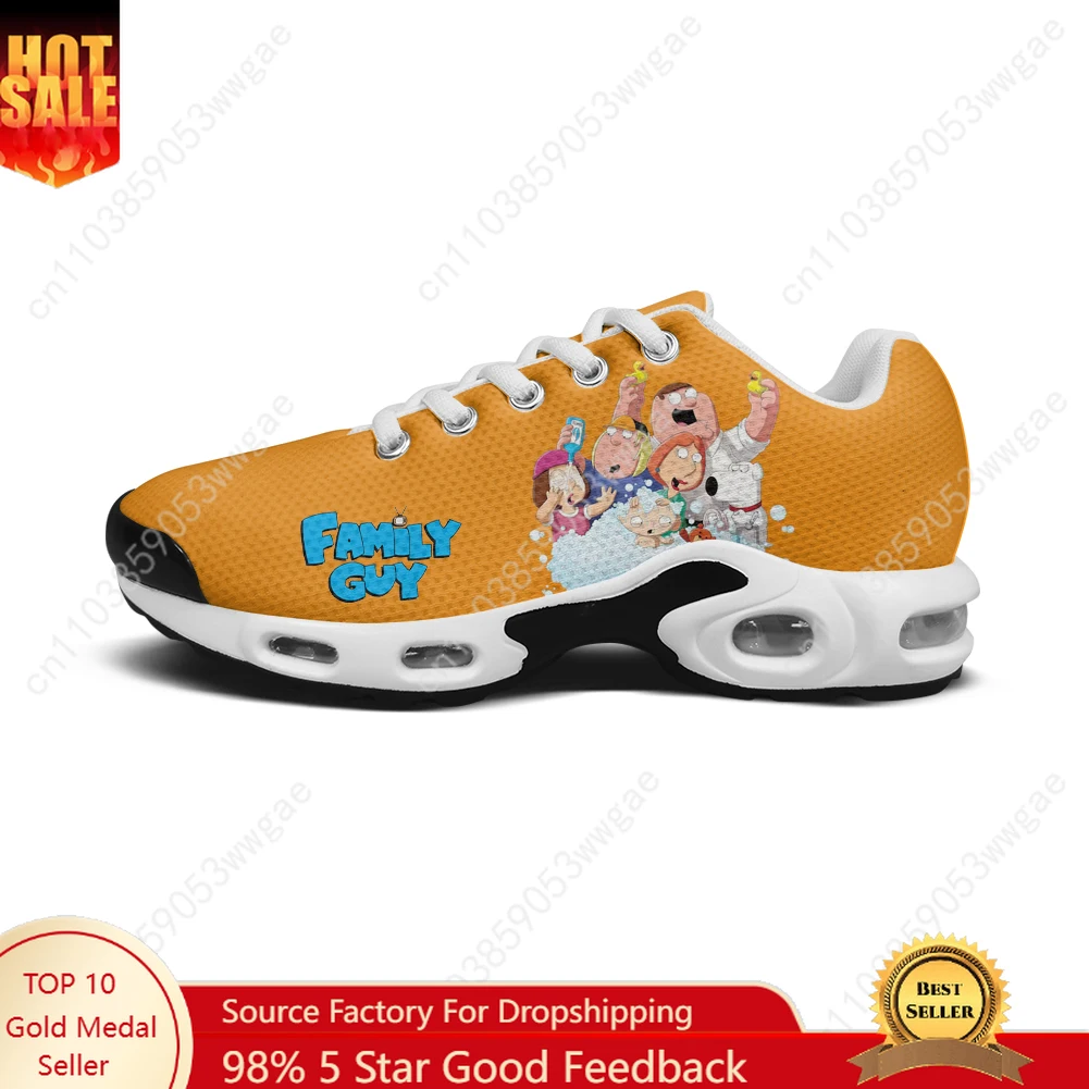 

Family Guy Lightweight Sport Shoe Air Cushion Sneakers Men Women Teenager High Quality Cartoon Custom Made Leisure Mesh Sneakers