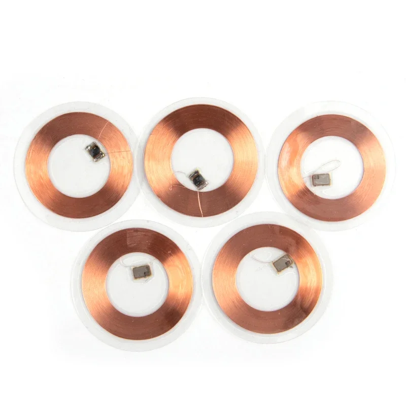 

5 шт. 125 кГц ID T5577 записываемая перезаписываемая медная катушка монета-карта брелок RFID ультратонкая карта доступа к сотовому телефону