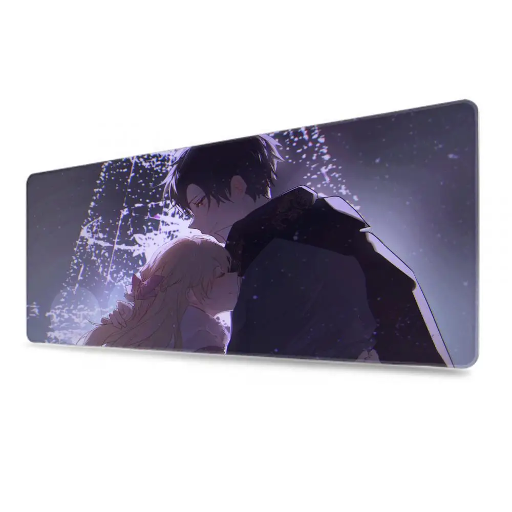 Anime Who Made Me A Princess Mouse Pad XXL Gaming Accessories Office Gamer Keyboard Desk Mat Non-Slip Laptop Large Custom Mousep