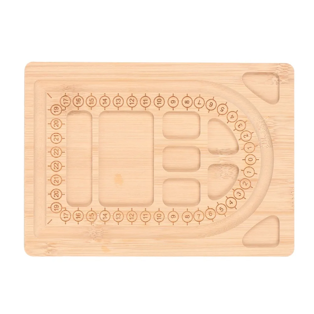 Durable Wood Bead Board Position Markers Smooth Surface Beading Tray Jewelry Layout Board For Making