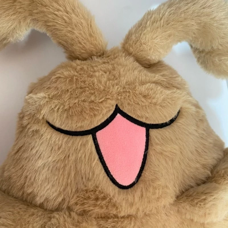 Silksong Floh-Welpen, großes Kissen, süßes Plüschtier, Flohhund, großes Plüschkissen, weiches gefülltes Kissen für Kinder und Erwachsene, Heimdekoration