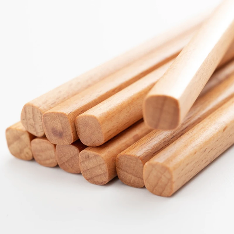 10 Pairs Chopstick Set Reusable Wooden Chopsticks Korean Chinese Food Chopsticks Japanese Sushi Sticks Kitchen Wood Tableware