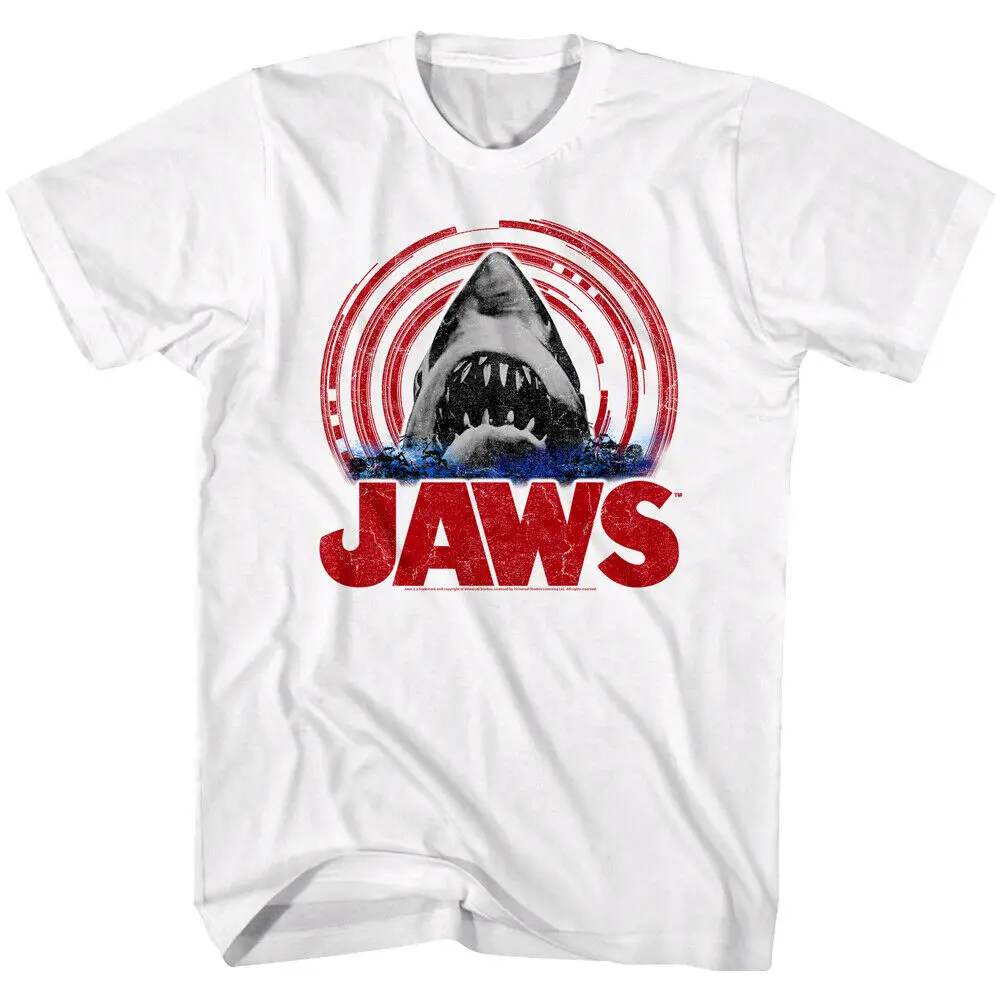 

1975 American Movie Jaws Jaws Vintage Movie European and American Trends Loose Vintage T-shirt New Arrival Casual Daily Retro