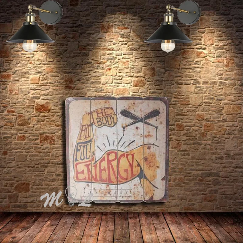 Vintage Wall Lamps Simple Iron Wall+lamps Kitchen Fixtures Wall Sconces Loft Stair Lighting Living Room Wall Lamp E27 Luminaires