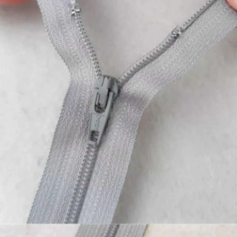 100pcs/Lot 3# 18cm 7.086in. Auto Lock YKK Nylon Zipper Close End  Front Pants Trousers Repair Fix Sewing Accessory