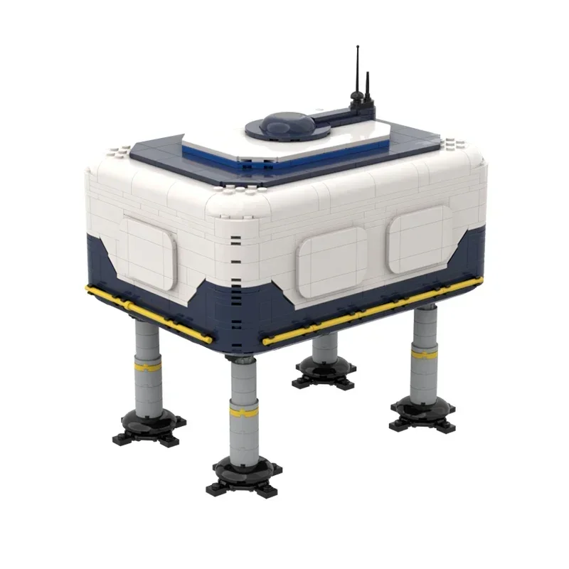 モックビルディングブリック ザ・ムーンプール サブナウティカ ﻿   テクノロジー モジュール式宇宙基地 モデルブロック ギフト クリスマス おもちゃ DIY セット 組み立て