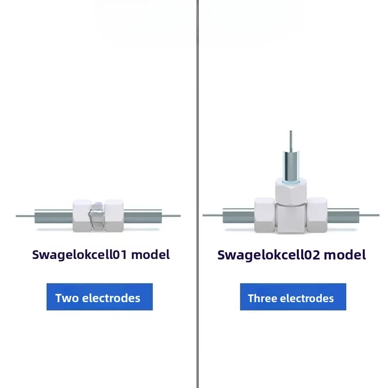 

Swagelok Electrolytic Pool/Membrane Battery Simulation Three Electrode Sealed Steel Titanium Collection Fluid