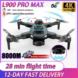 L900/L200 Pro MAX Professional Drone With 4K Camera WIFI Brushless 360° Obstacle Avoidance Optical Flow FPV Quadcopter RC Drones