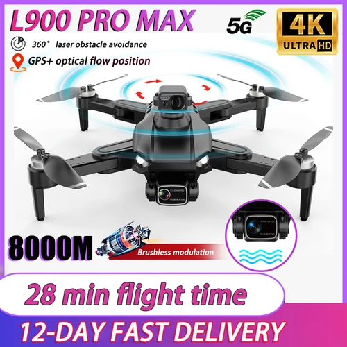 L900/L200 Pro MAX プロフェッショナル ドローン 4K カメラ WIFI ブラシレス 360 °   障害物回避オプティカル フロー FPV クアッドコプター RC ドローン