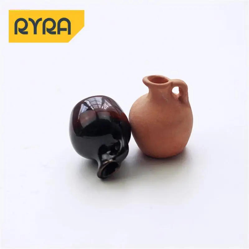 Miniature Vase Model Creative Pocket Decorative Artwork Simulation Vase Ornaments Classic For Gifts Vase Decor Miniature Toy