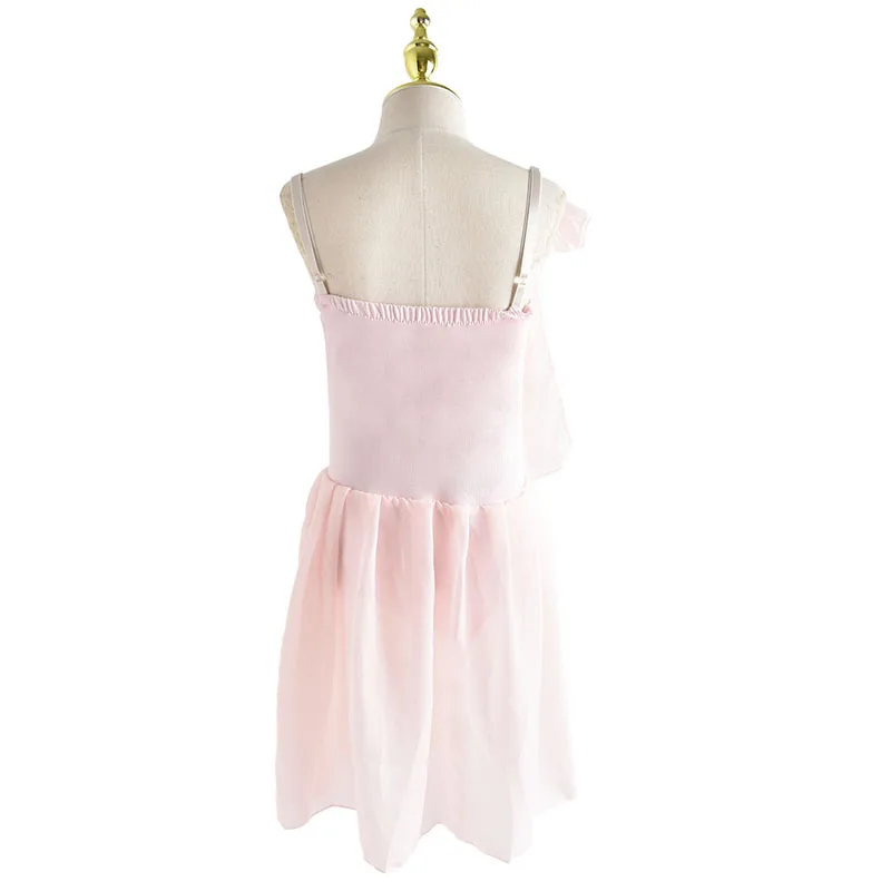 Robe de Ballet pour enfants filles rose bleu blanc en mousseline de soie classique justaucorps robe de Ballet pour enfants danse moderne robe à bretelles chinoise