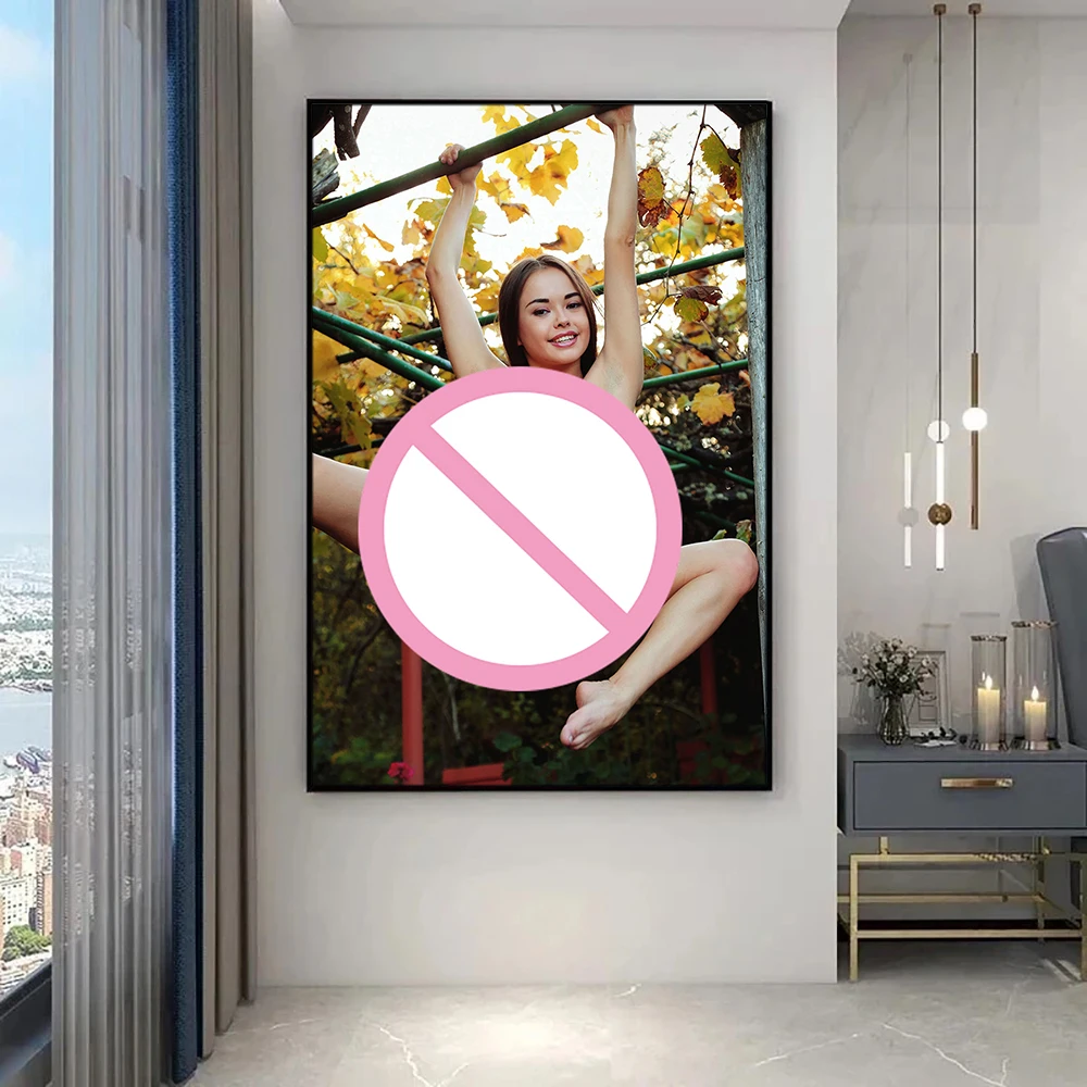 Naughty Girl Poster Wall Art Canvas Printings Painting For Home Living Room Decor Bedroom Decoration Aesthetic