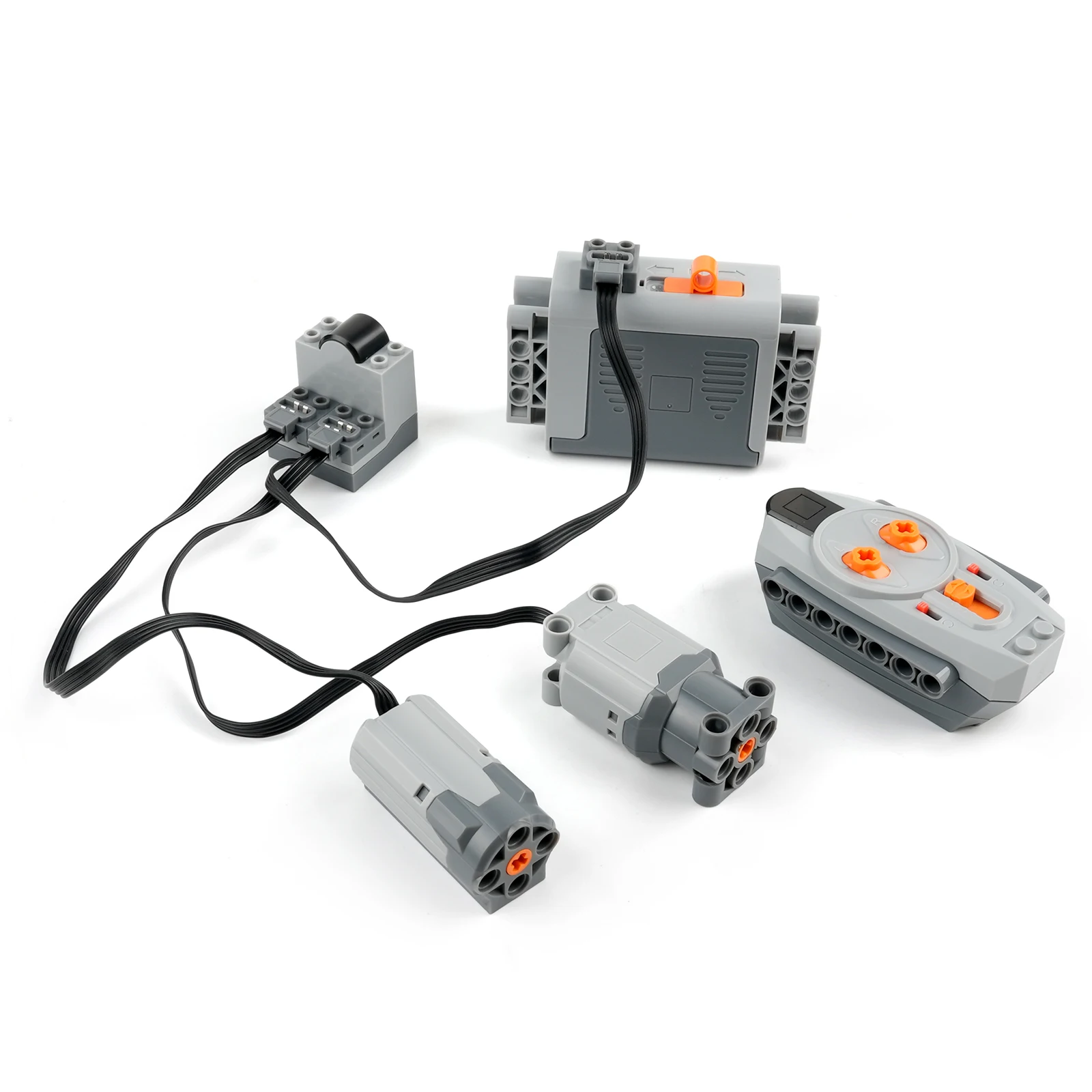 

MOC Power Function Extension Kit with High-Tech M Motor for All Brand-Compatible Building Blocks DIY Projects