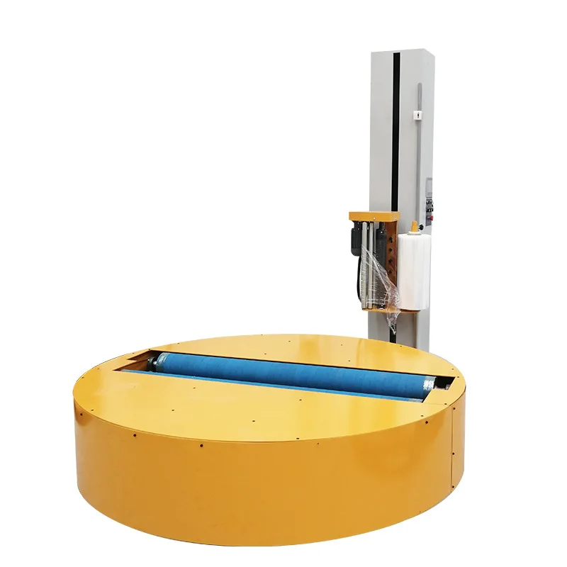 

Non-woven winding machine, two-dimensional drum film wrapping machine