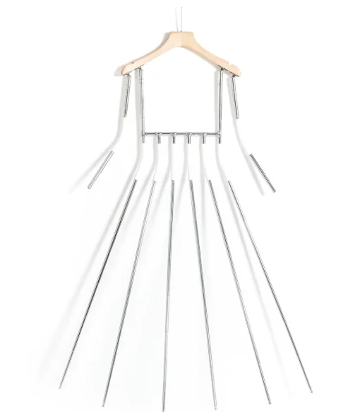 Dress Photography Styling Stand, Adjustable Skirt Positioning Support Frame for Clothing Photo Shooting Props