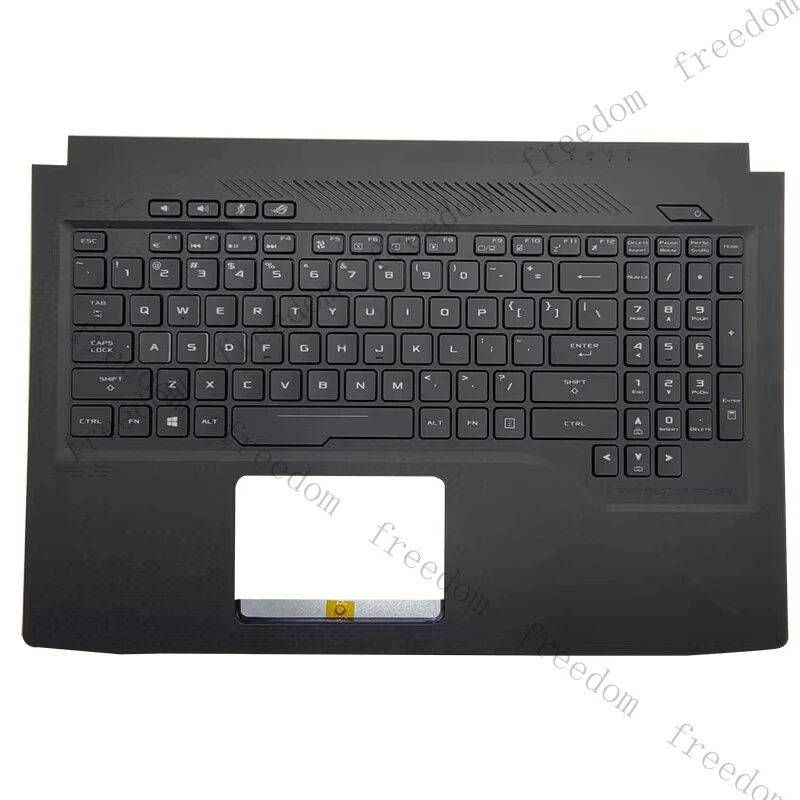 HTS  Palmrest for ASUS ROG GL503VS GL503VM GL503VD Keyboard US Black