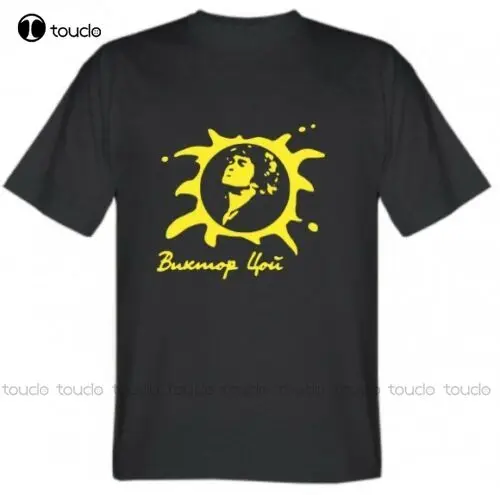 Viktor Tsoi T-Shirt Виктор Цой Группа Кино Kino Rock Band Russian Soviet Ussr Mens Dress Shirt Fashion Tshirt Summer Streetwear